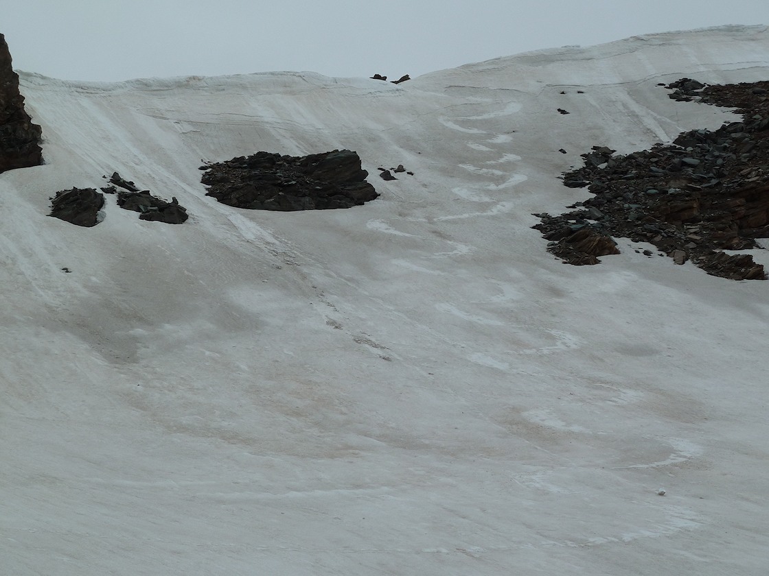 #8 Col du Montet : quelques traces dans une neige de bonne tenue malgré l Col du Montet : quelques traces dans une neige de bonne tenue malgré l'exposition Sud