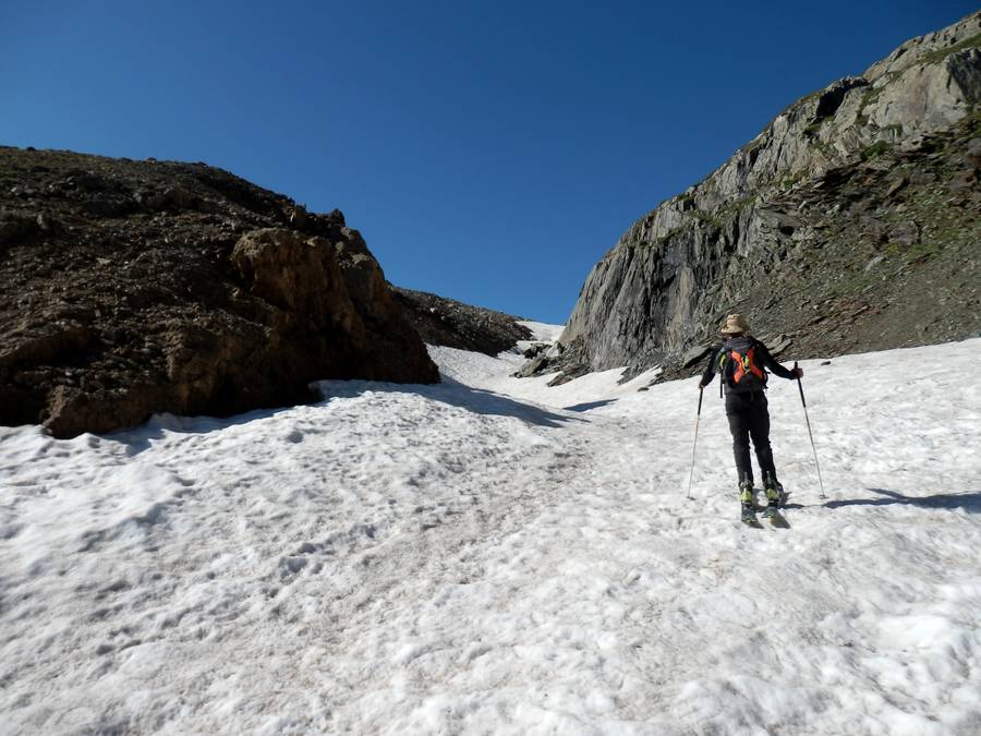 #7 Chaussage des skis : Pour 100m de déniv uniquement (alt 2500-2600m) Chaussage des skis : Pour 100m de déniv uniquement (alt 2500-2600m)