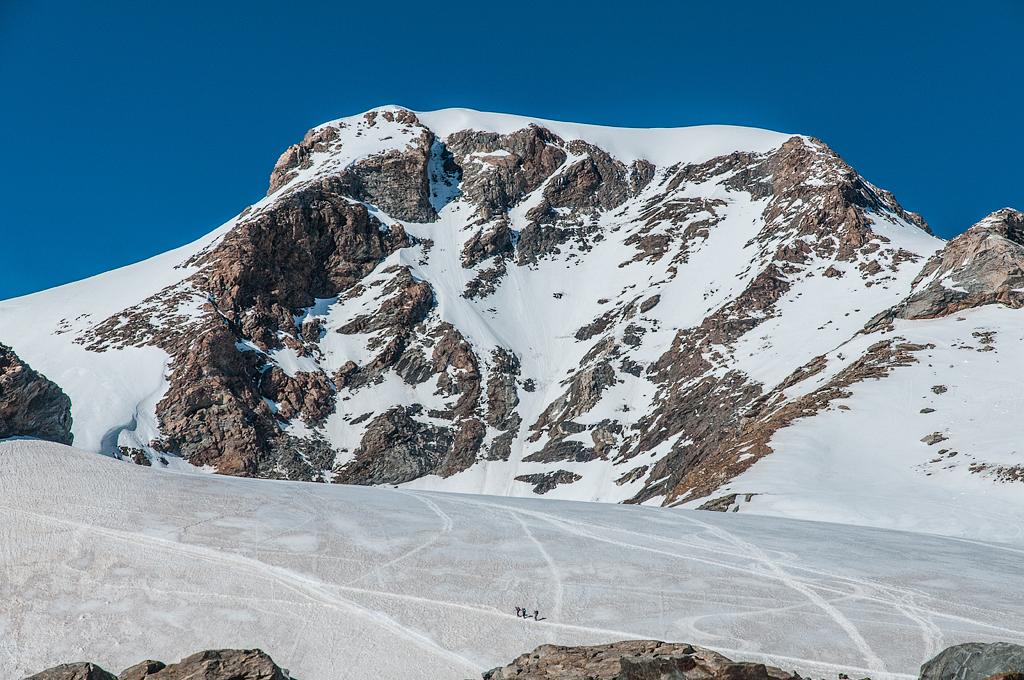 Punta-Gnifetti-2014 : Pour demain, la Piramide Vincent voie normale