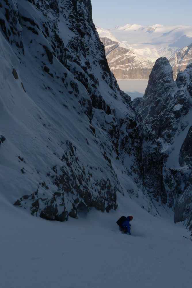 Premiers virages, poudre ! : Photo de Damien Fayolle