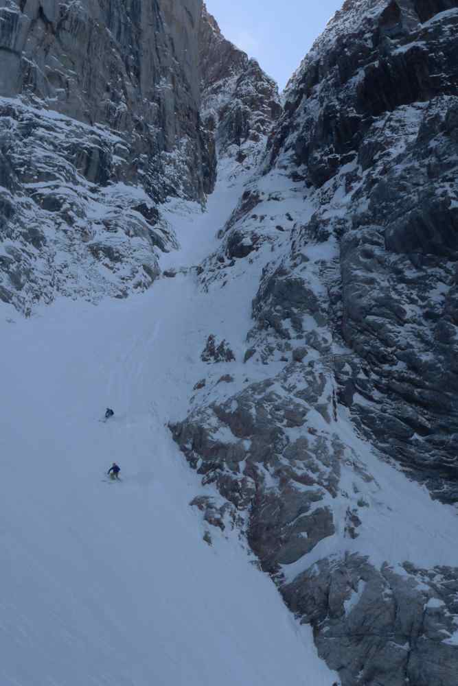 sous le ressaut, poudre encore : Photo de Damien Fayolle