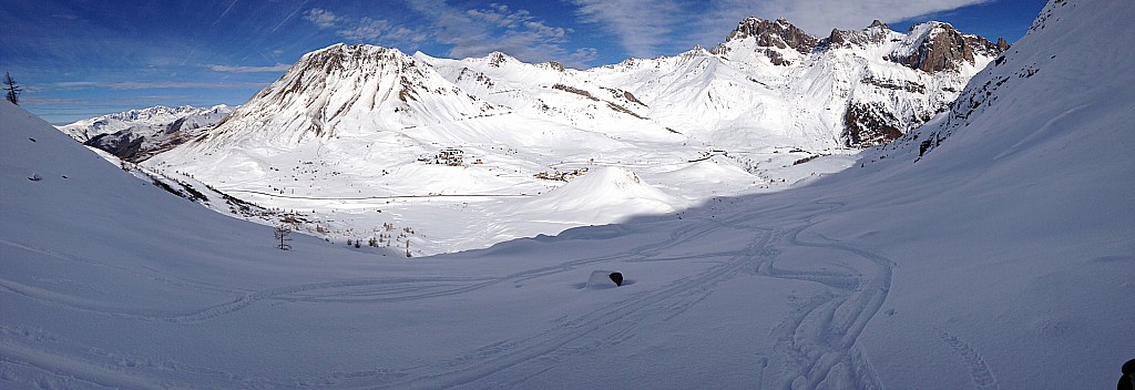 #3 Panoramique : Enneigement dans le secteur sur Lautaret Panoramique : Enneigement dans le secteur sur Lautaret