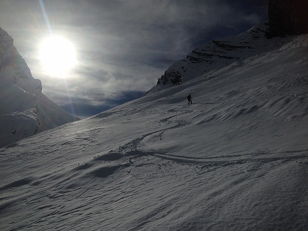Du bon ski : dans le Vallon.