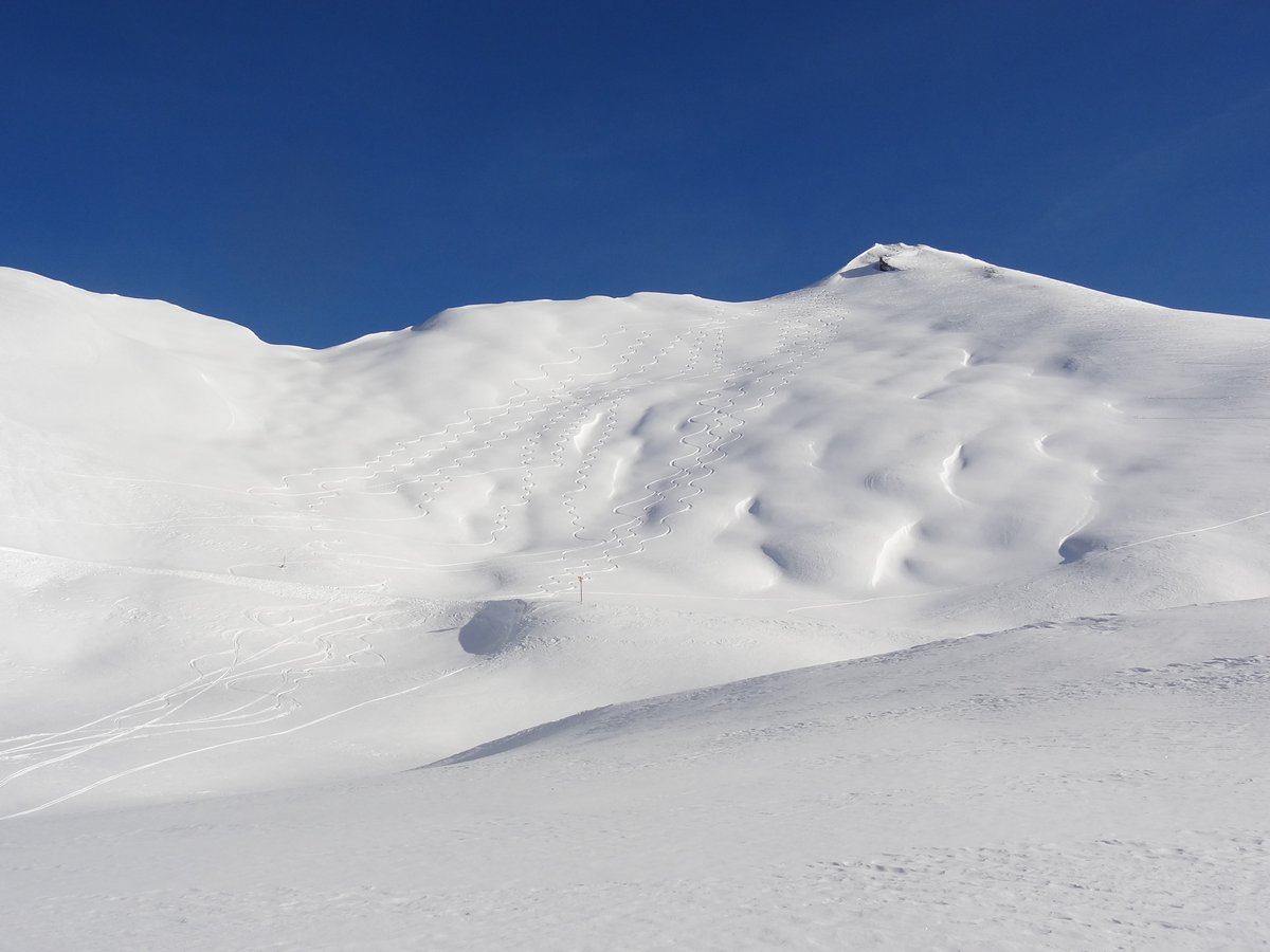 la Pointe de Frejus : versant NW