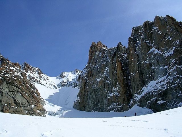 #5 le glacier du milieu : à droite du col évident, le sommet le glacier du milieu : à droite du col évident, le sommet