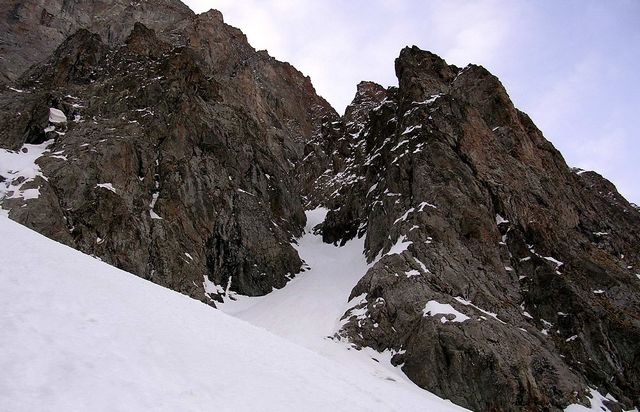 #9 Début du couloir... : on peut voir sur le "fond" le ressaut . Début du couloir... : on peut voir sur le \