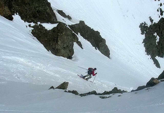#5 descente de la grde lauzière : Cédric ride...! descente de la grde lauzière : Cédric ride...!