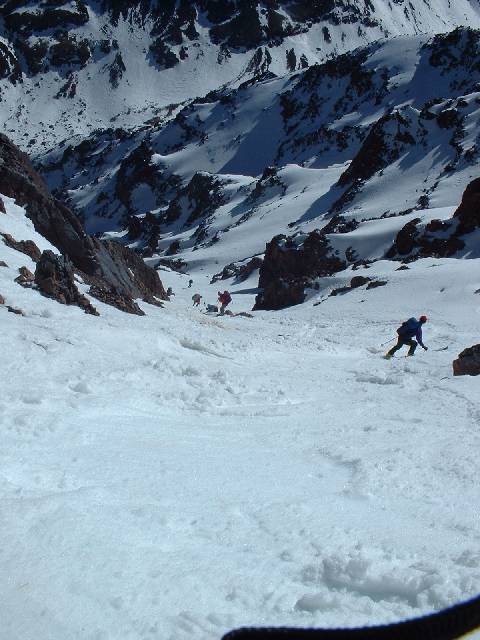 J-2 Durant la descente : Enfin du ski!!!