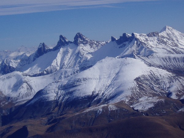 Aiguilles d'Arves : Elle trônent telles 3 soeurs...