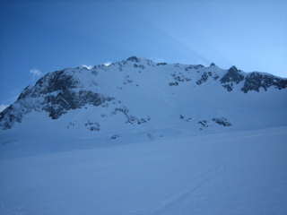 Pointe de Comberousse : Pas mal de traces de partout !