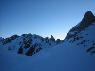 Col de freydière : Le grand Pic vue depuis le col de freydière