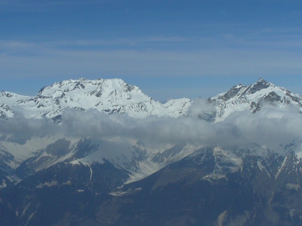 #8 Polset : Le massif de Polset et la Pointe de l Polset : Le massif de Polset et la Pointe de l'Echelle (à droite).