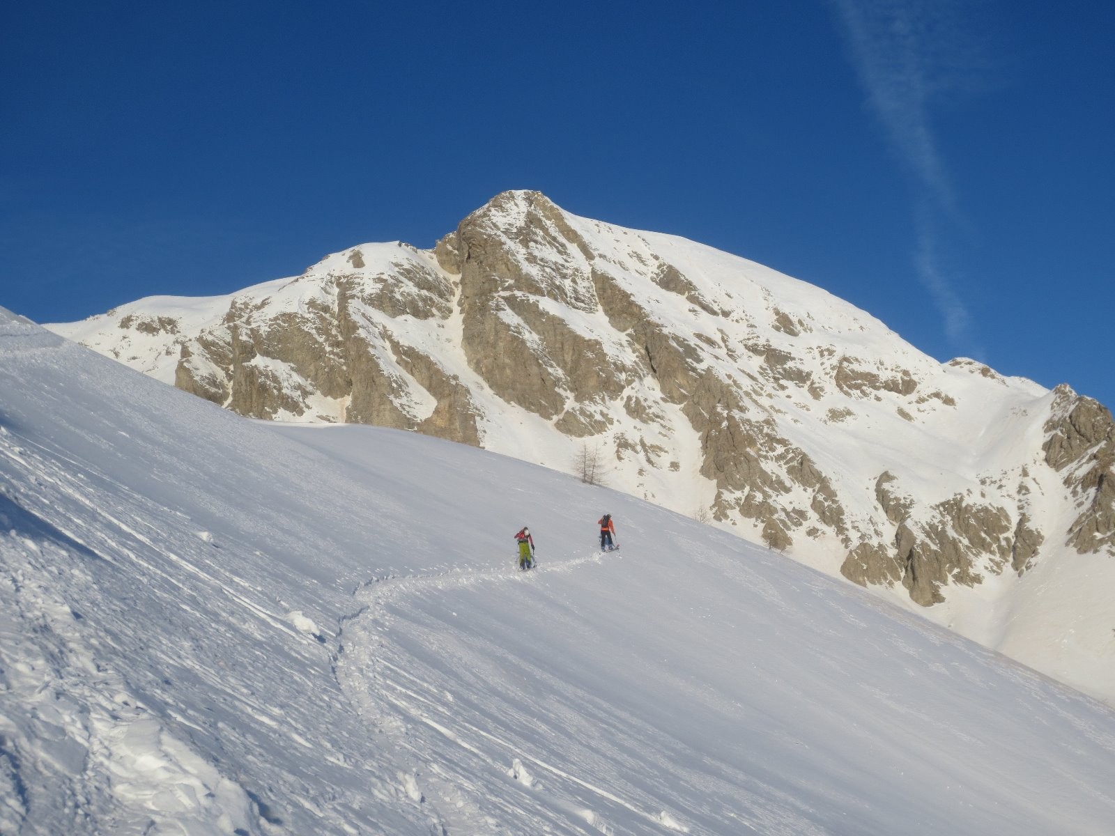 #2 le départ, sur fond de Trou de l le départ, sur fond de Trou de l'Aigle