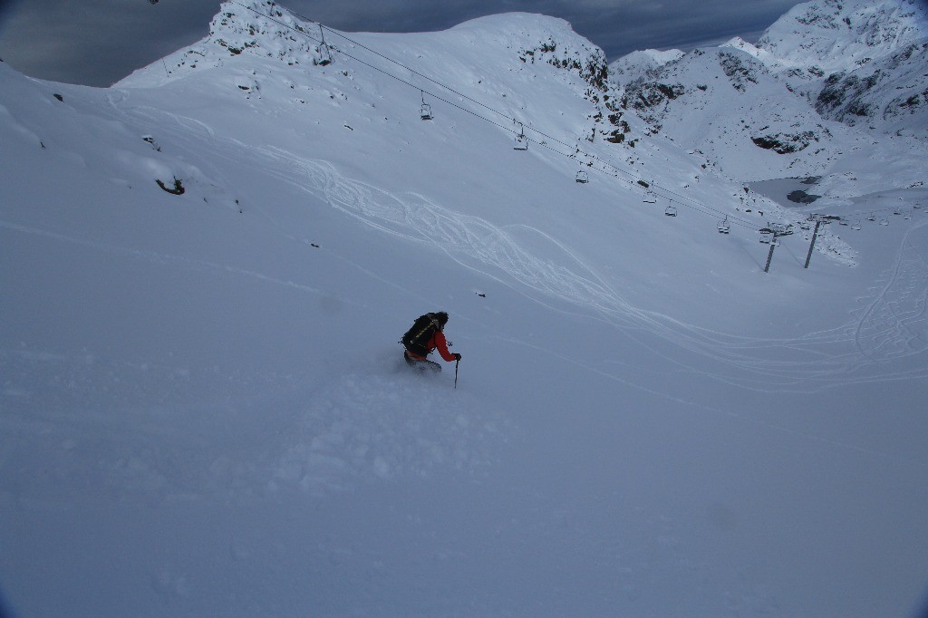 Bon la poudreuse n'est pas pire, c'est le meilleur moment d'ailleurs :)