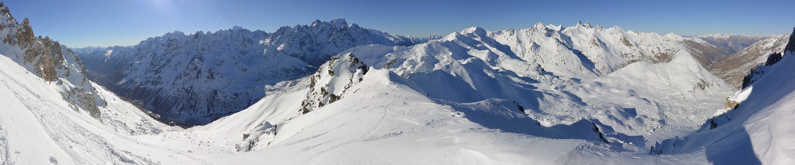 Panorama au sommet du jour