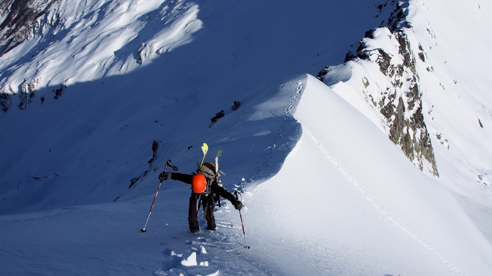#11 Sur l Sur l'arête à la Grande Muraille.