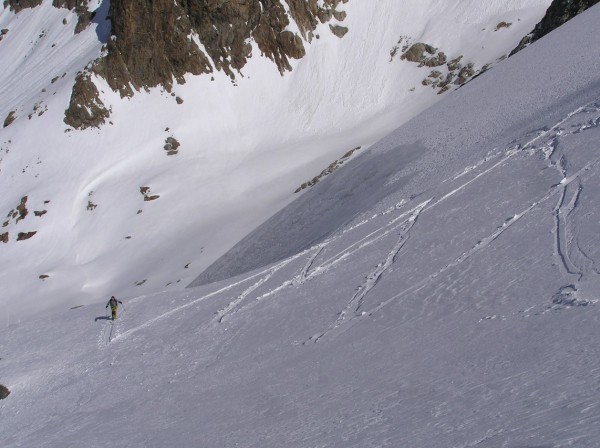 #1 Montée : Montée en rive gauche du glacier Montée : Montée en rive gauche du glacier