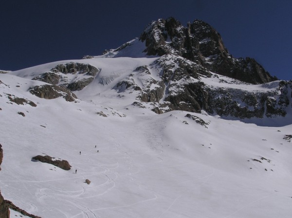 #5 Vue d Vue d'ensemble : L'itinéraire de descente ce jour, ça passe mieux qu'en rive droite "classique"