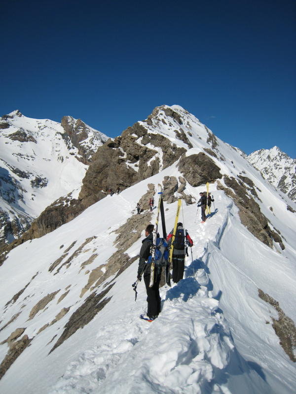 #2 arête de la Montagnolle : Nico sur l arête de la Montagnolle : Nico sur l'arête de la Montagnolle