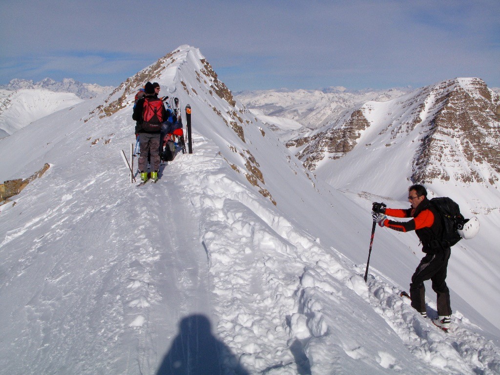 #5 Sur la crête sommitale. Sur la crête sommitale.