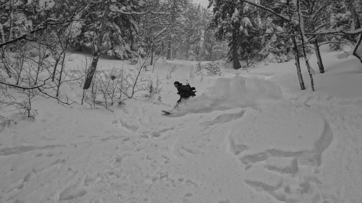 Balme de l'Air W : Oli fait voler la poudre