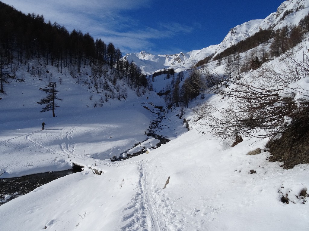 Vallon de Puriac : plus de neige côté italien