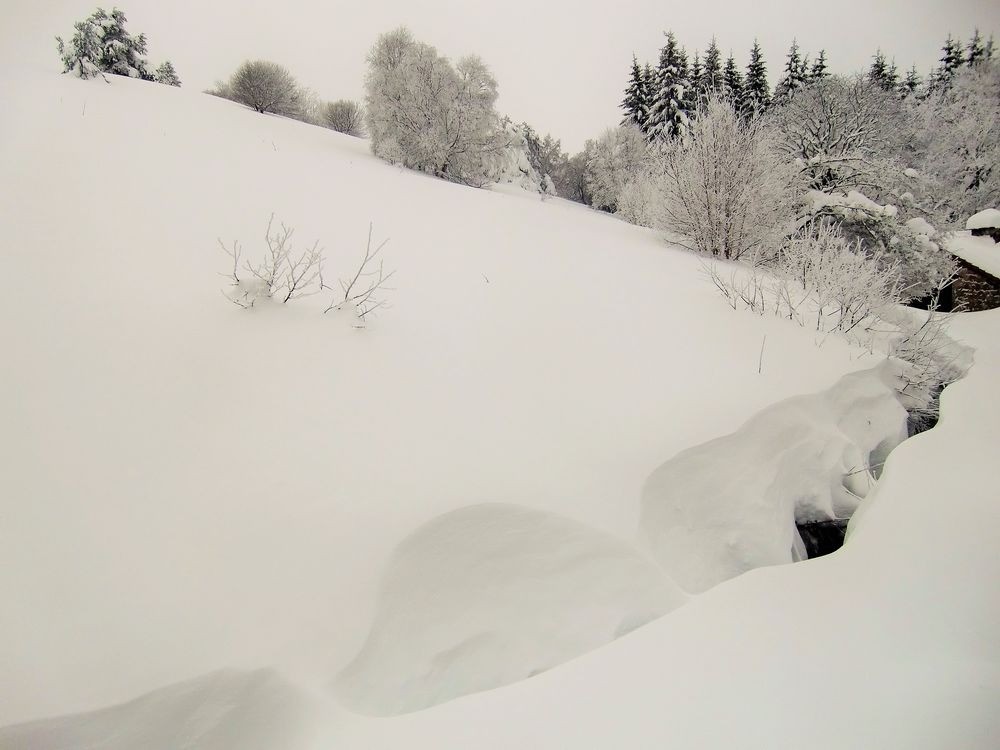 #6 crevasse à mis pente sur la montagne des Jassoux.
crevasse à mis pente sur la montagne des Jassoux.