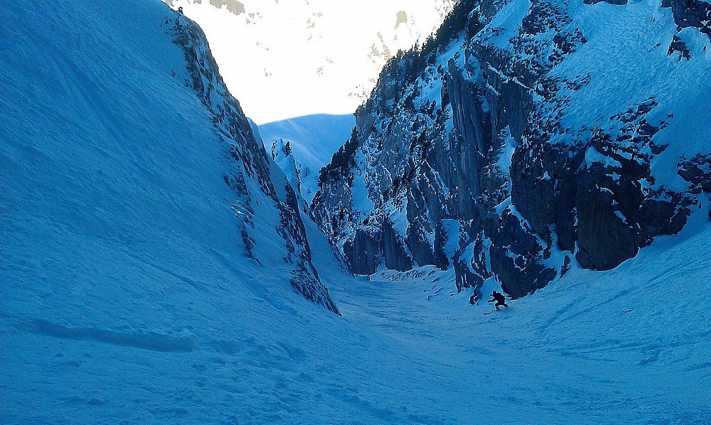 Couloir à mie pente