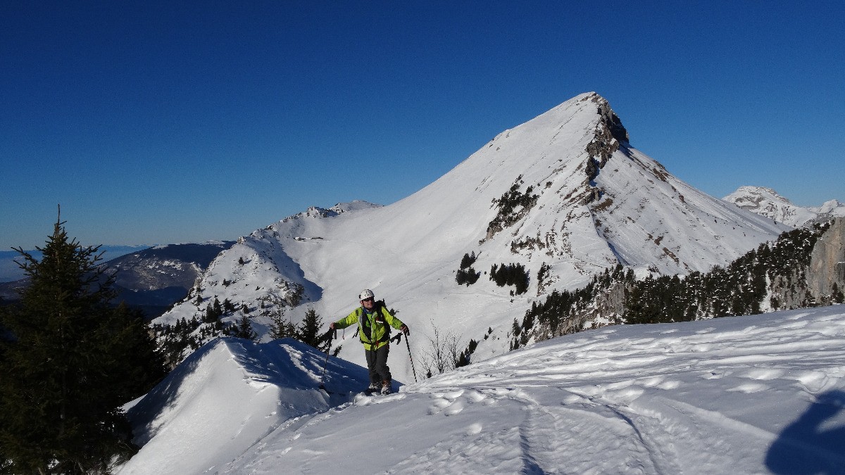 #17 La face W du comlombier de profil La face W du comlombier de profil
