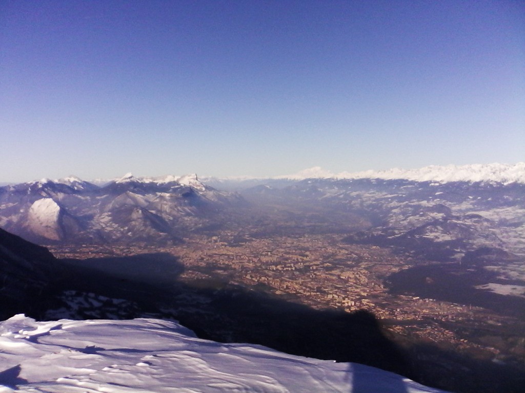 Grenoble depuis le sommet