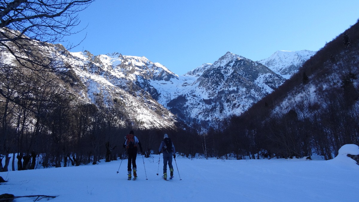 vue sur le col de la Baisse