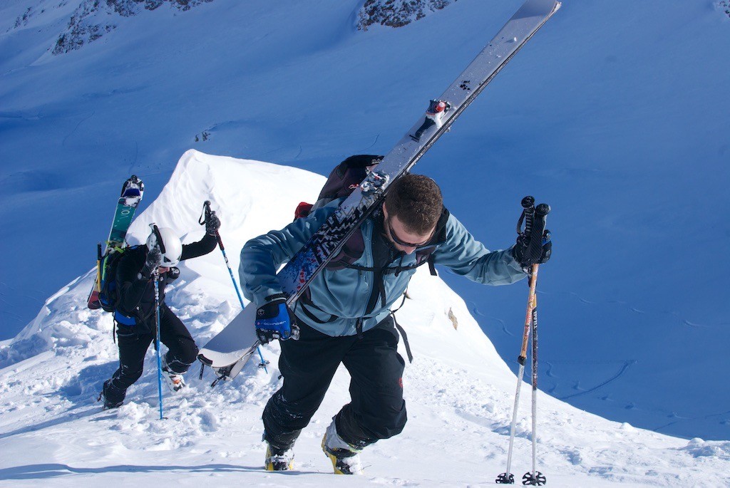 #4 Quelques mètres à pieds pour rejoindre l Quelques mètres à pieds pour rejoindre l'arête.