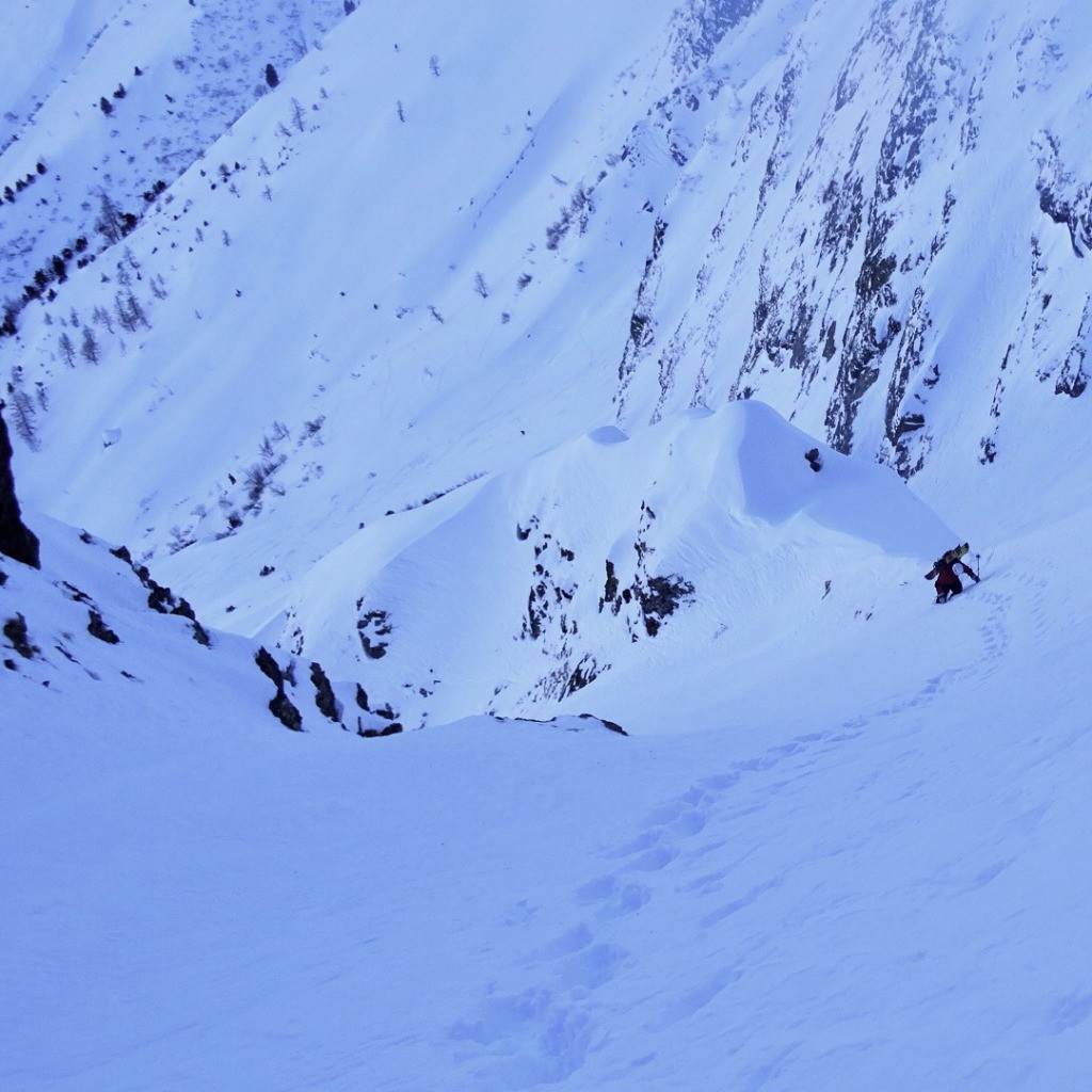 La traversée permettant de rentrer dans le couloir principal