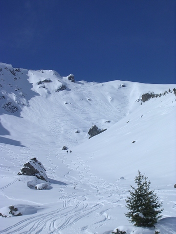 #3 Combe nord Tavaneuse : La belle combe vue depuis les chalets de Tavaneuse Combe nord Tavaneuse : La belle combe vue depuis les chalets de Tavaneuse