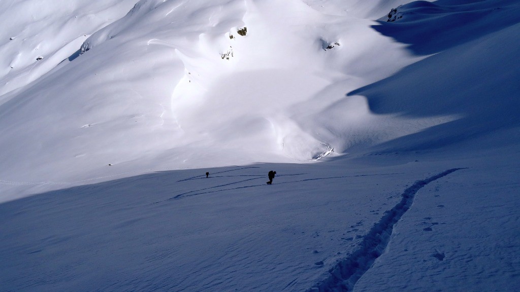 Au-dessus du lac de la Folle