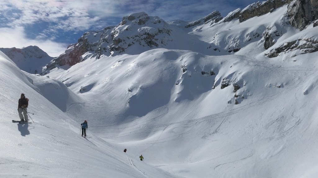 Descente rive gauche, au soleil