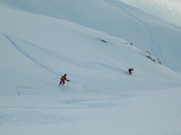 Et ça continue : C'est trés bon jusqu'au déversoir du glacier