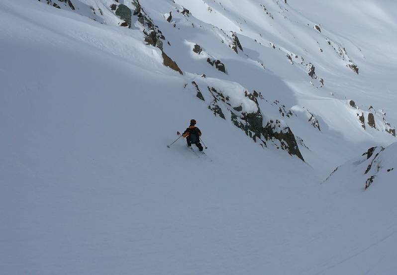 #6 l l'autre passage raide : Pour les photos de poudreuse désolé mais j'ai d'autres chats à fouetter quand la neige est fabuleuse !