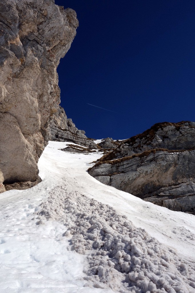 Petite coulée dans le couloir d'accès