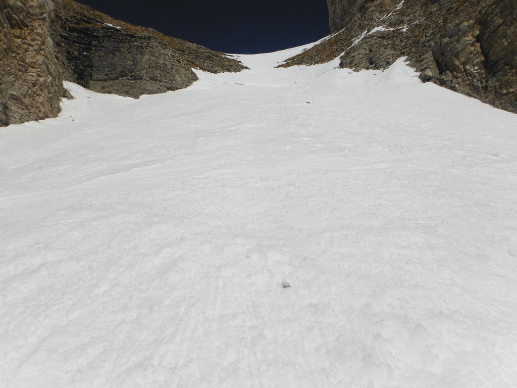 Le couloir vu du bas