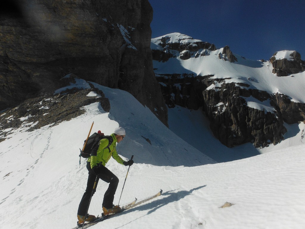 Au col avant d'entamer la dernière descente