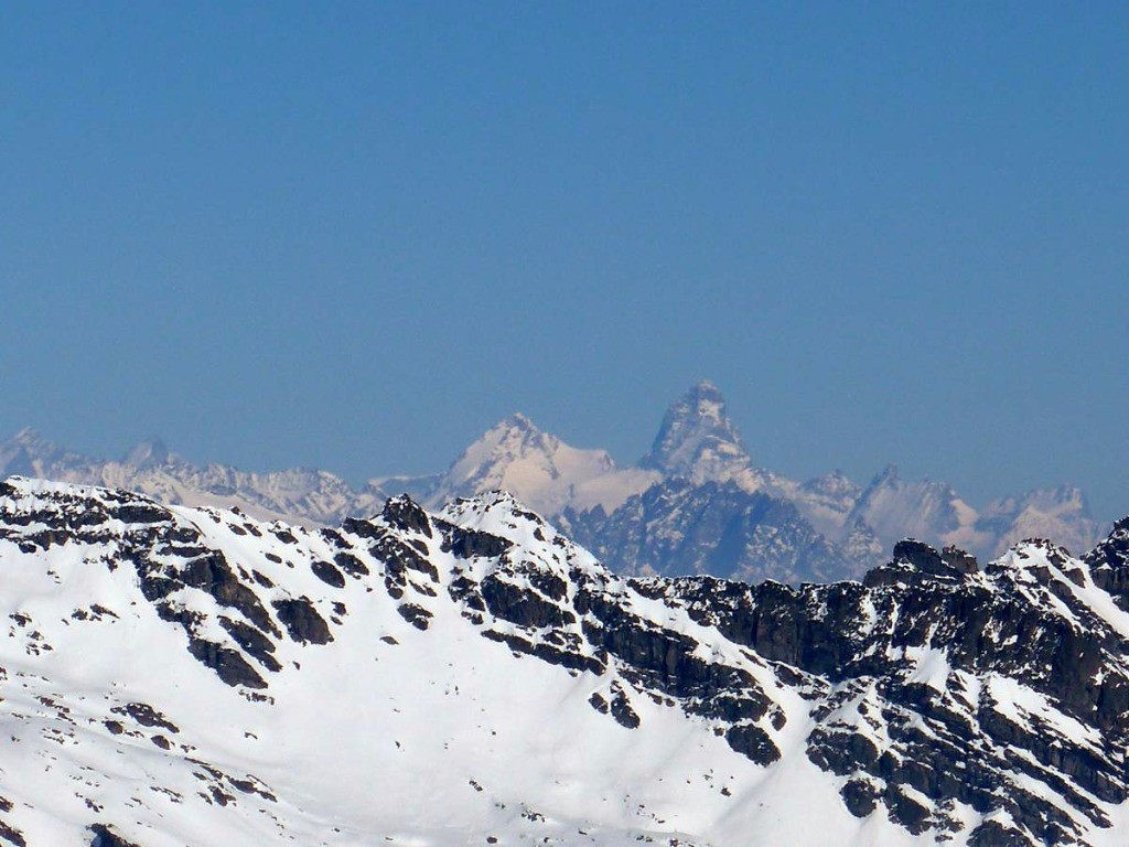 Dt d'Hérens et Cervin au loin