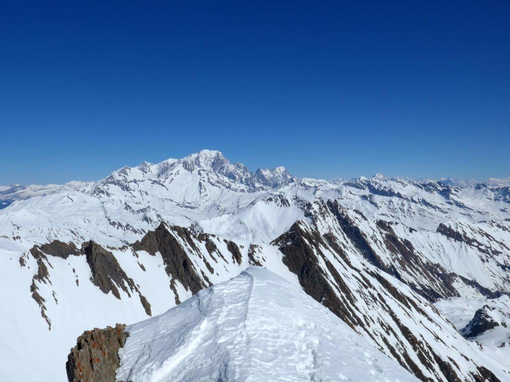 #8 Mt Blanc depuis le sommet du Roignais Mt Blanc depuis le sommet du Roignais