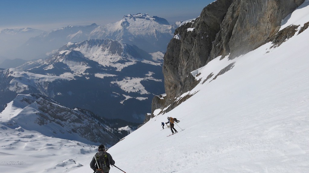 la rampe, avant de rejoindre le couloir Chauchefoin
