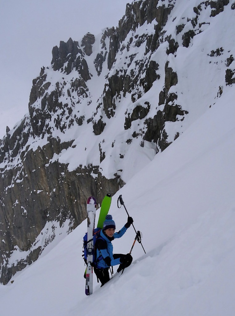 Montée au col de Râteau Vieux : initiation, donc...