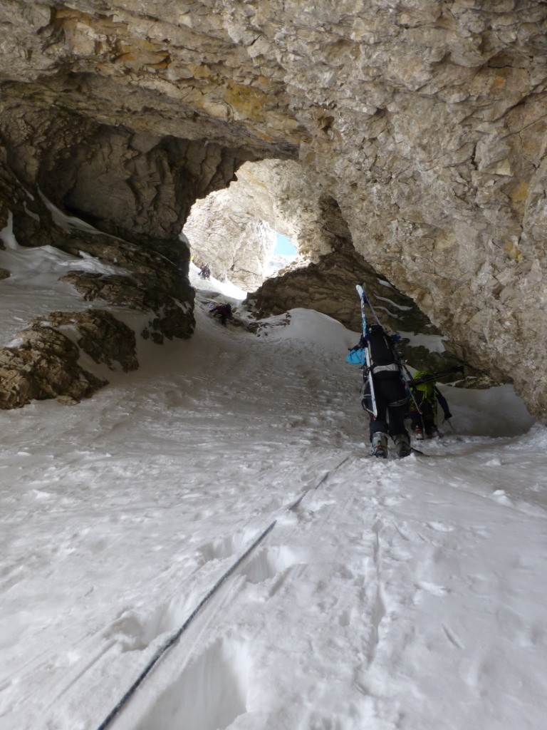 Ca se raidit bien dans l'entrée das arches.