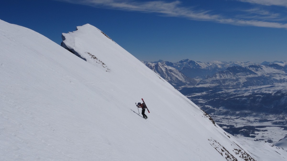 #7 Les derniers metres avant la crete Les derniers metres avant la crete