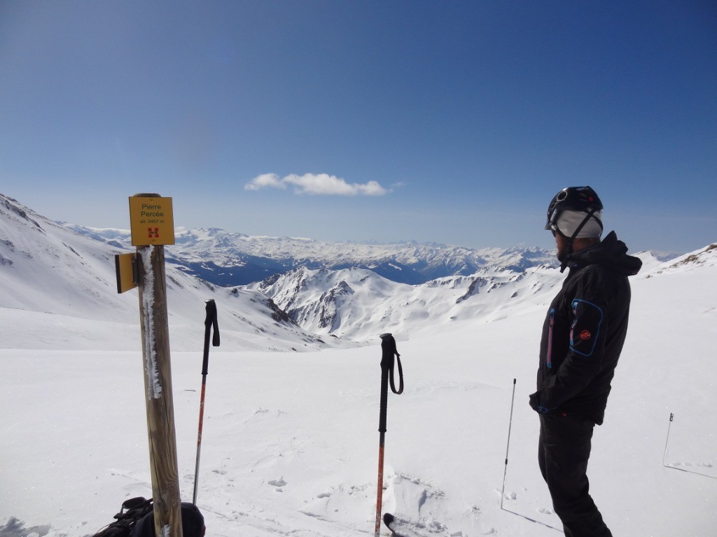 Arrivée à Pierre Percée