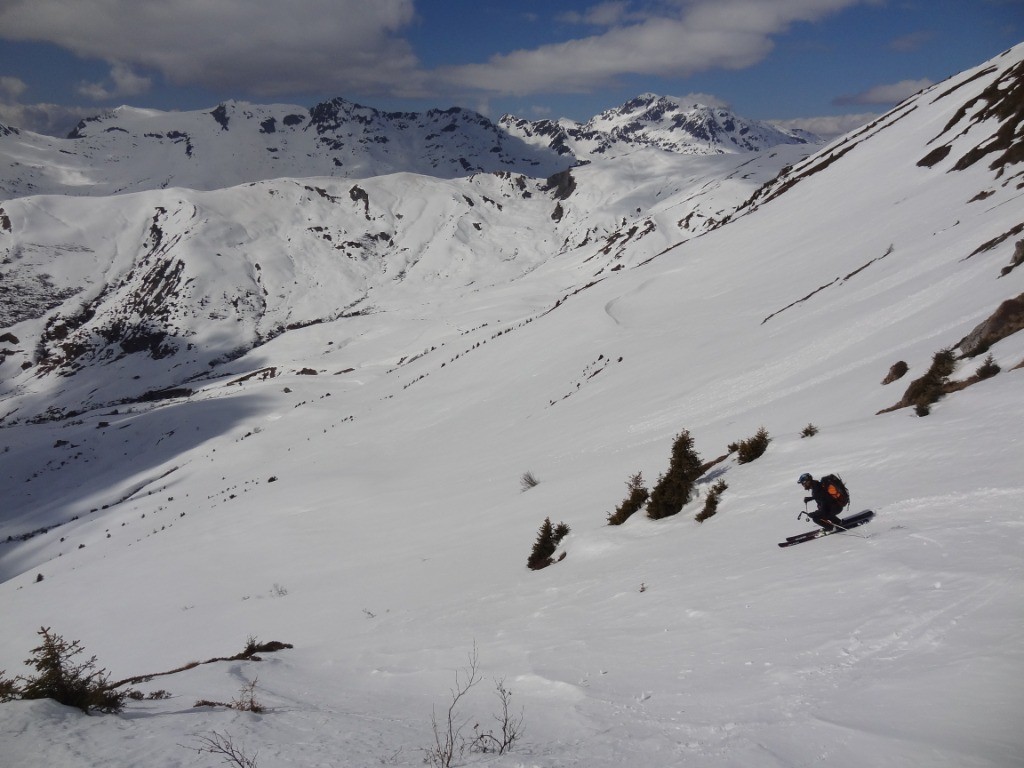 Dernier descente du jour sur le refuge, moquette 5*