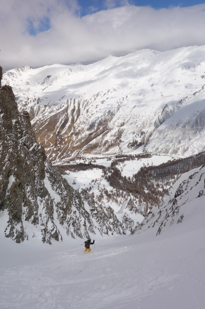 pas déçus à la descente...